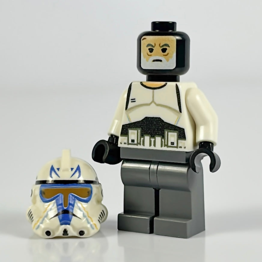 Blue Captain LEGO minifigure vintage design