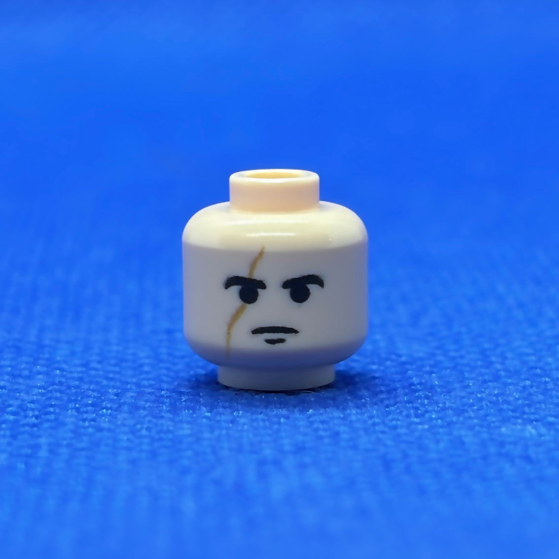 LEGO Fallen Son Head minifigure isolated on white background