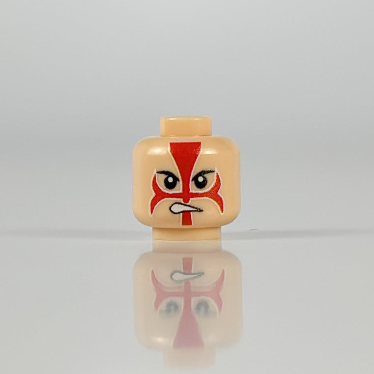 LEGO Thug Head minifigure with angry expression
