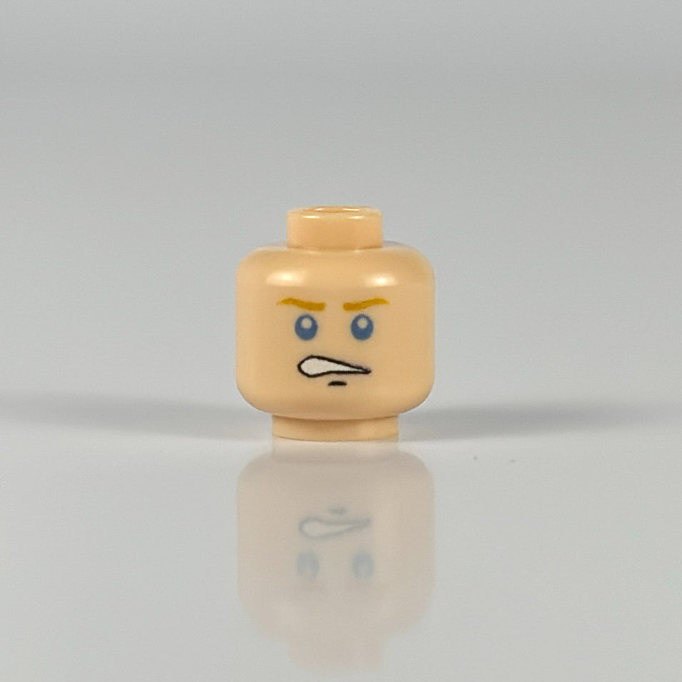 Blue Eyed Soldier Head (Angry) - FigFabLabs