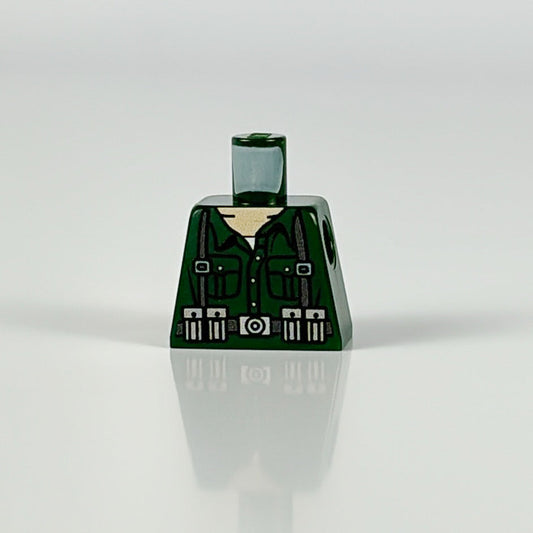 LEGO Enemy Soldier Torso minifigure accessory with detailed military design