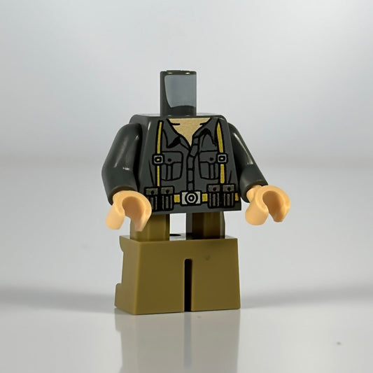 LEGO Bazooka Trooper Torso minifigure piece detailed design