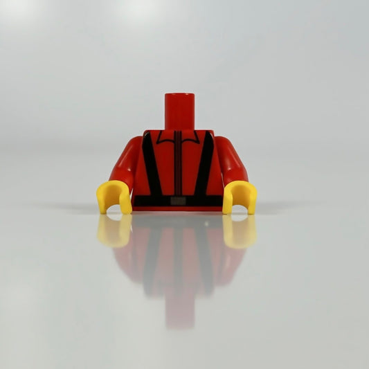 LEGO Cantina Citizen NPC Torso in red with detailed print