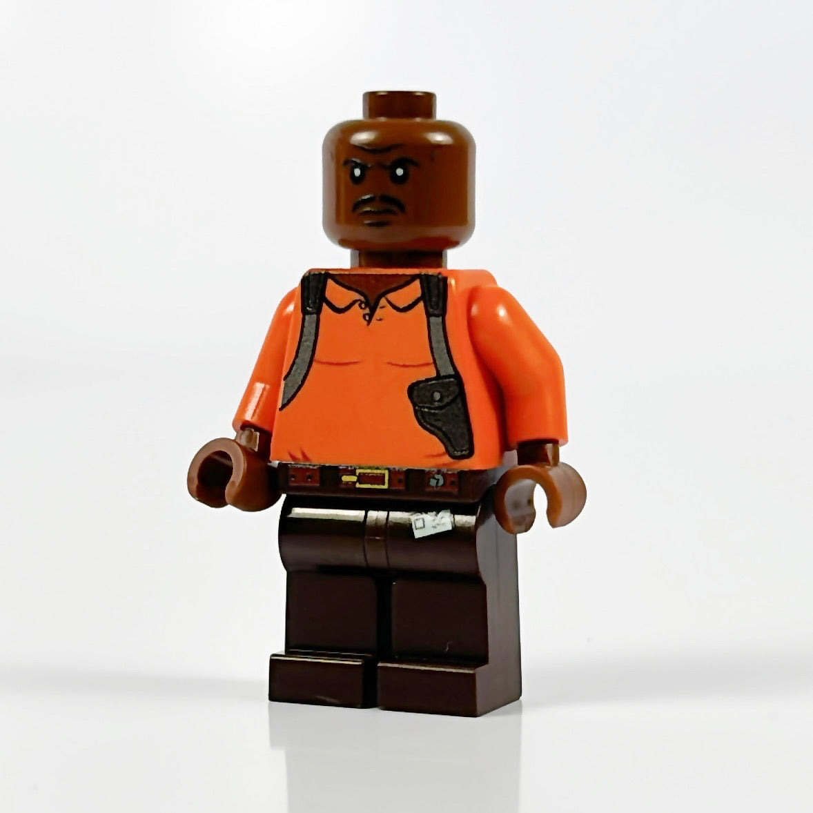 LEGO® Doakes minifigure with detailed accessories and background