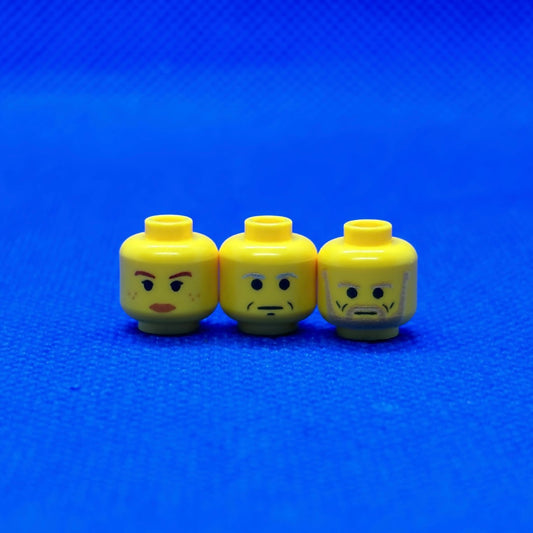 Sequel Head Pack Yellow LEGO minifigure heads set
