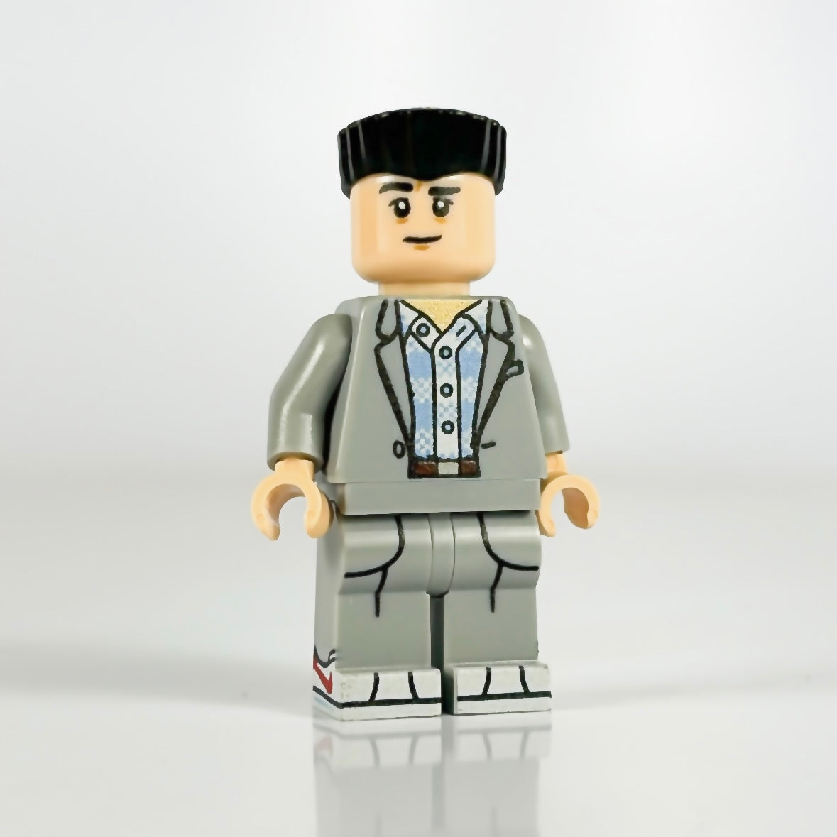 LEGO® Gump minifigure with trademark disclaimer background