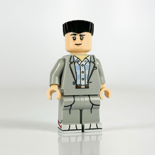 LEGO® Gump minifigure with trademark disclaimer background