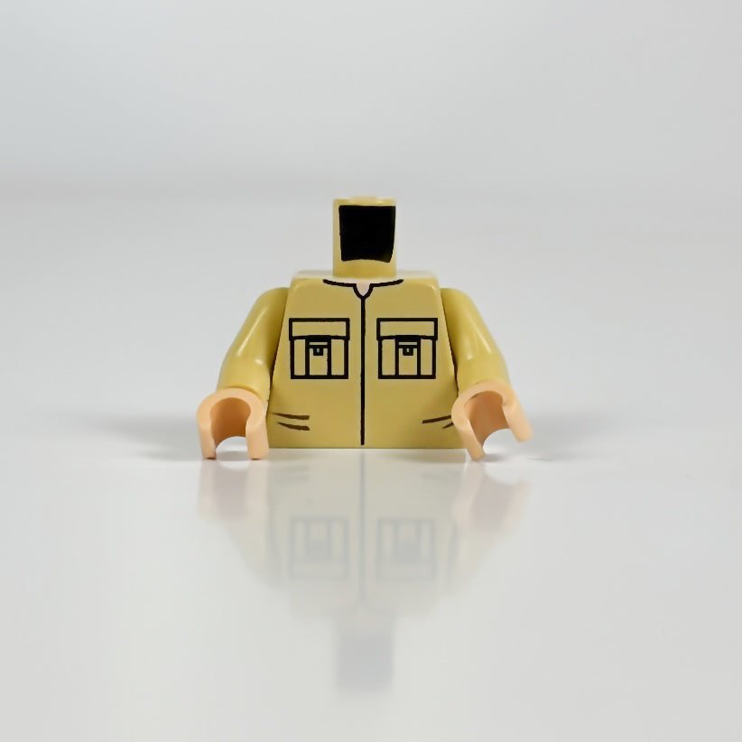 LEGO CC Chosen One minifigure torso piece detailed design