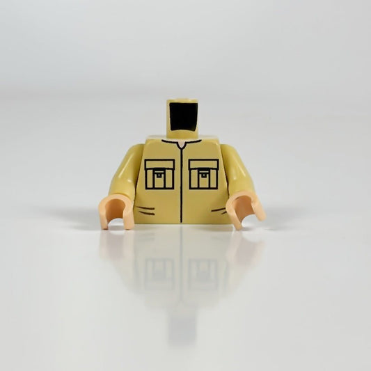 LEGO CC Chosen One minifigure torso piece detailed design