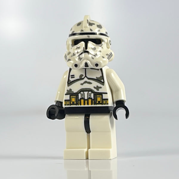 Camo Trooper figure from FigFabLabs LLC featuring a military-style camouflage design and detailed costume.