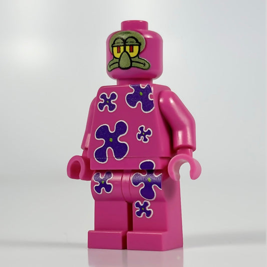Kuddly Squid LEGO minifigure with detailed brick design