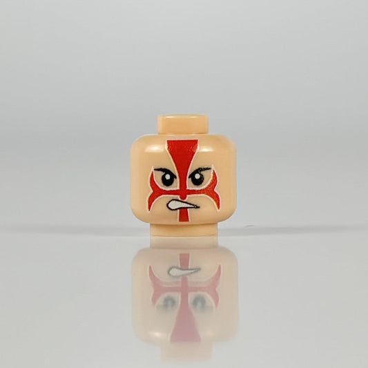 LEGO Thug Head minifigure with angry expression
