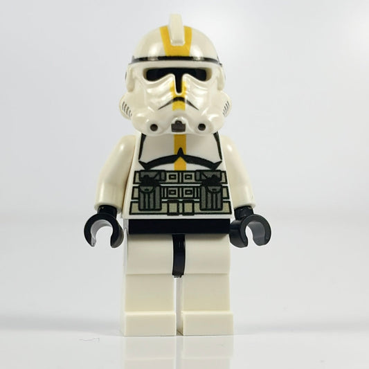 Yellow Scout Trooper LEGO minifigure in detailed armor