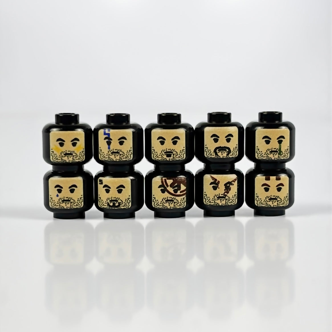 LEGO Trooper Head Pack minifigure accessories close-up