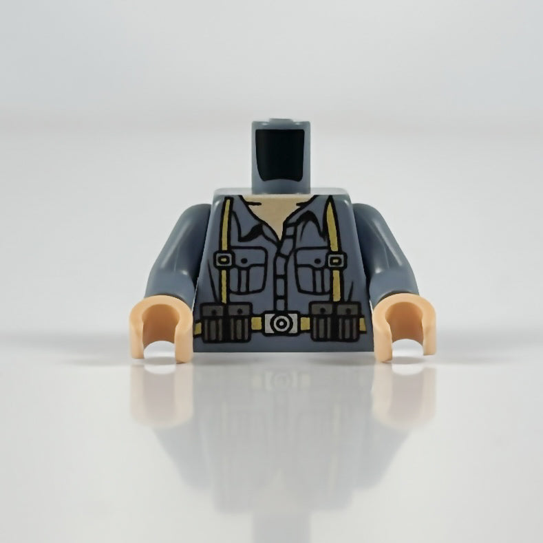 Bazooka Trooper Torso (Sand Blue)