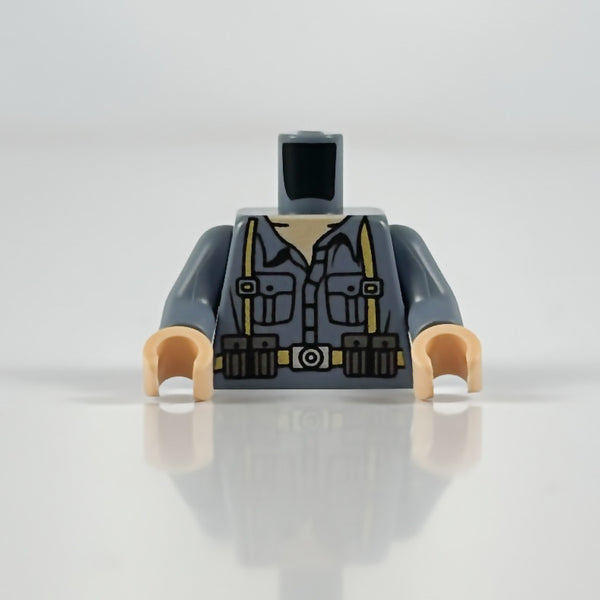 Bazooka Trooper Torso (Sand Blue)