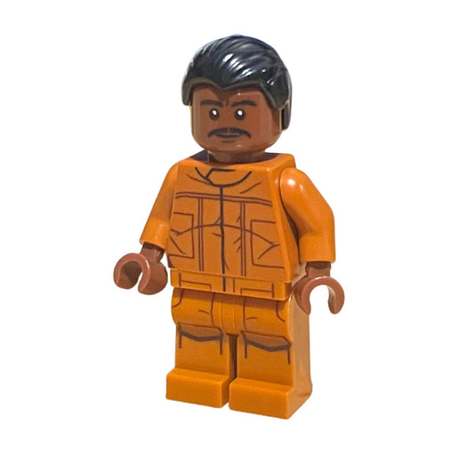 LEGO Pilot Willrow minifigure standing with pilot uniform and gear
