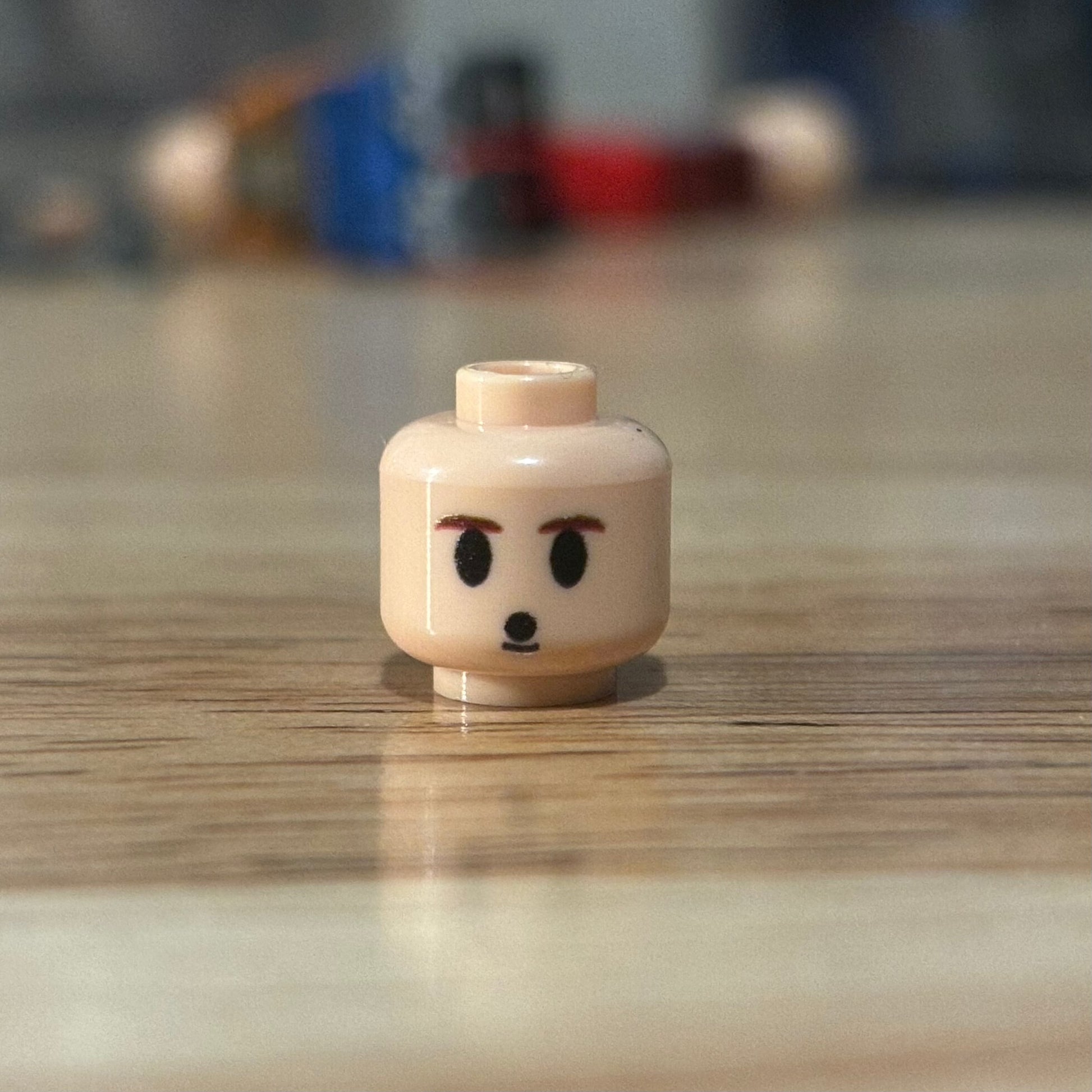 Classic Shocked Apprentice LEGO minifigure head with surprised expression