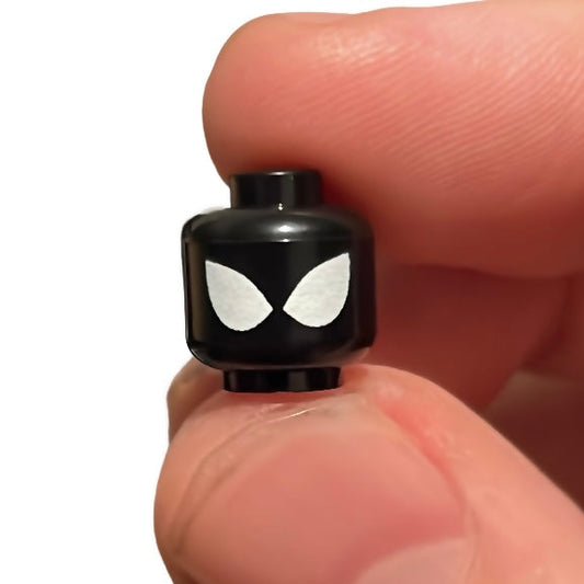 LEGO White Eyes Head minifigure accessory close-up