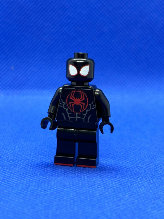 MM Web Slinger LEGO minifigure with web accessories against white background