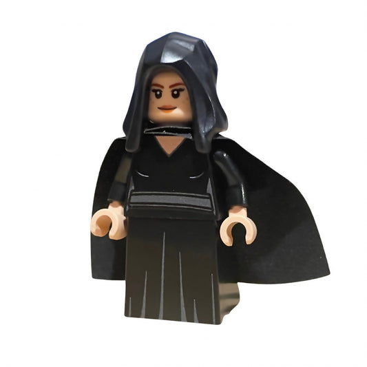 Dark Side Rae LEGO minifigure on black background