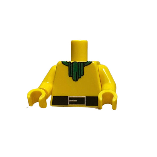 Classic Green Scallywag LEGO minifigure torso with scallywag design
