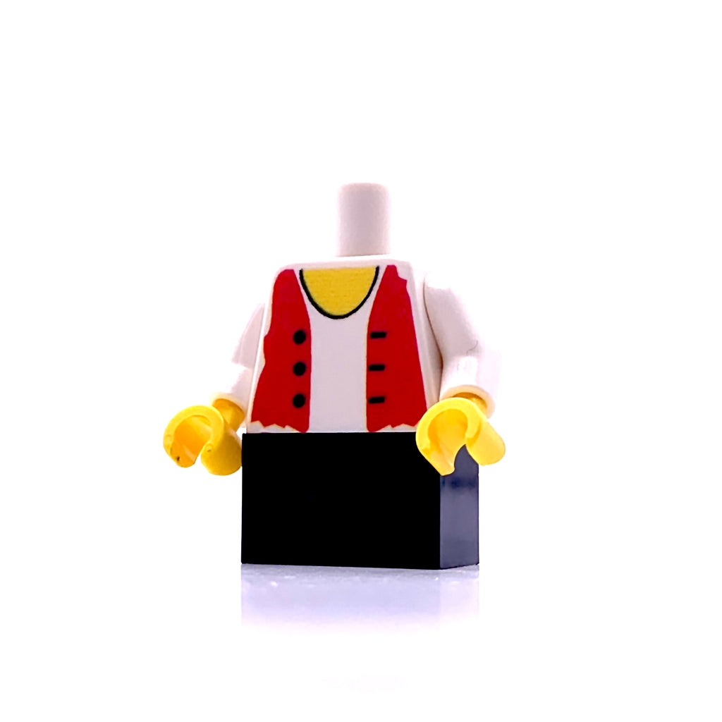 Classic Red Buccaneer Torso - FigFabLabs