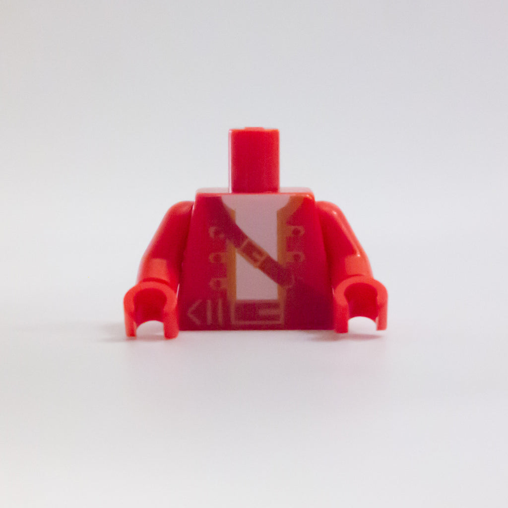 Classic Captain Torso (Red / Brown) - FigFabLabs