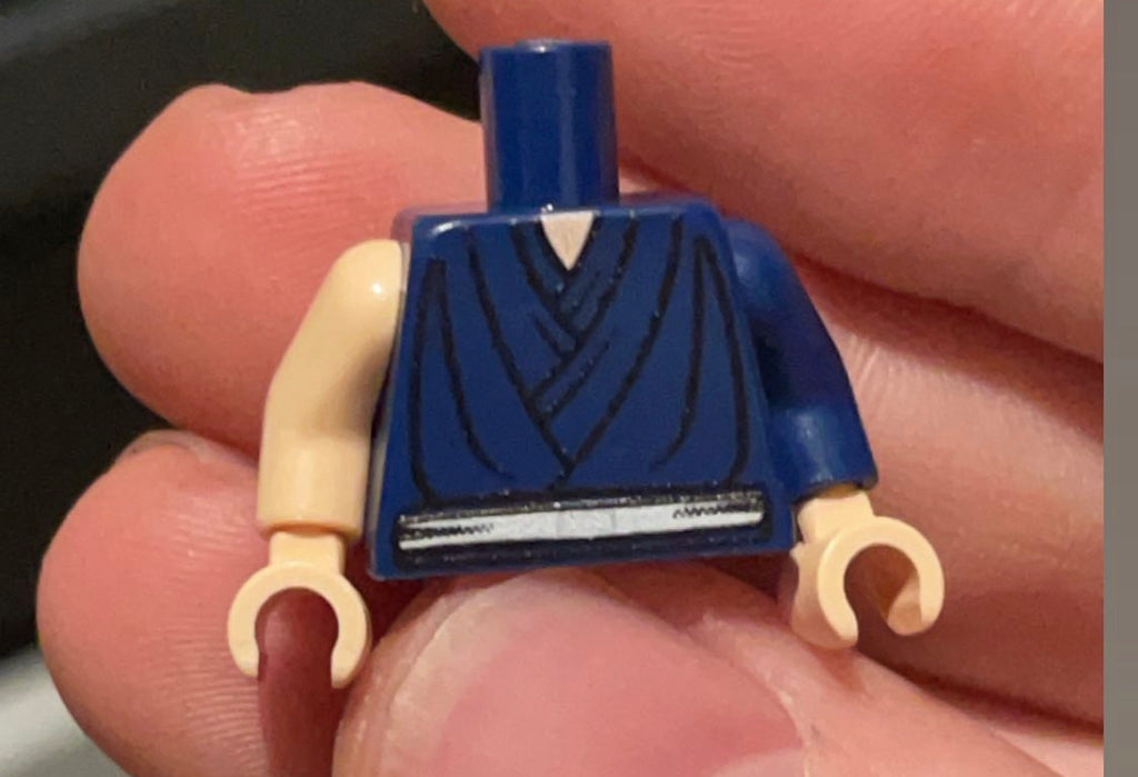 Classic Dark Blue Jedi Robe Torso