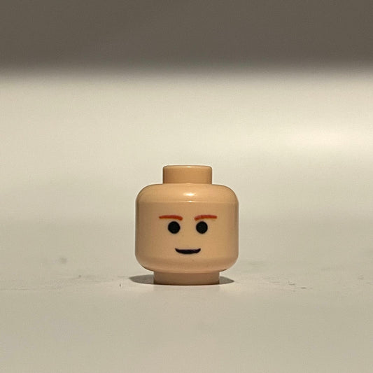 Classic EP2 Ani Head LEGO minifigure head with simple facial expression and orange eyebrows